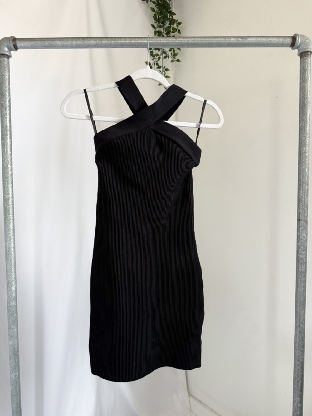 Babaton sculpt knit mini dress